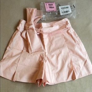 NWOT J.Crew tie waist short in cotton
